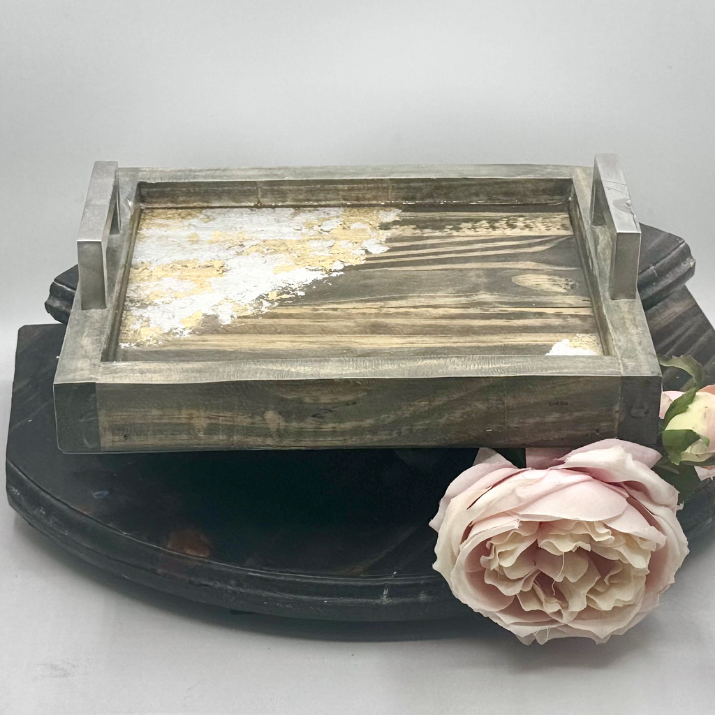 Lunar Glow Wooden Tray