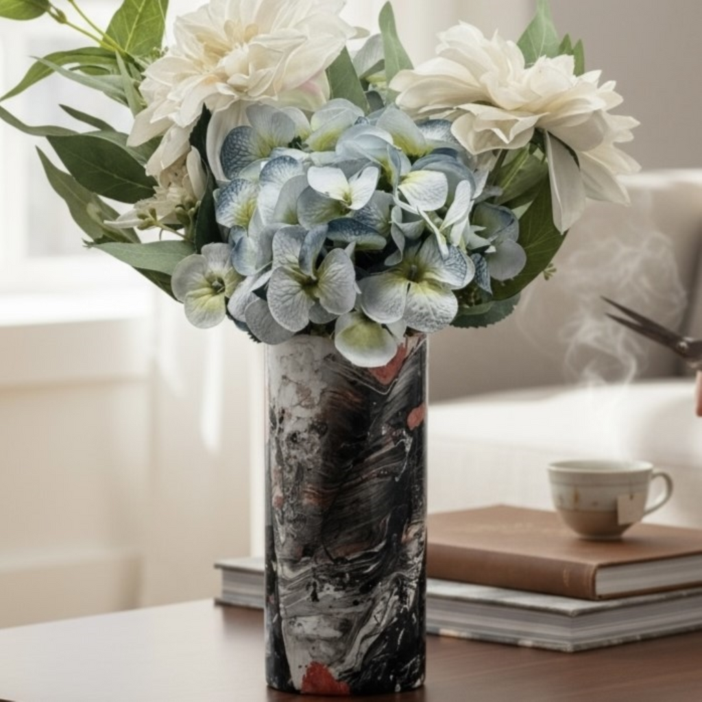 Magma Flow Glass Vase Collection