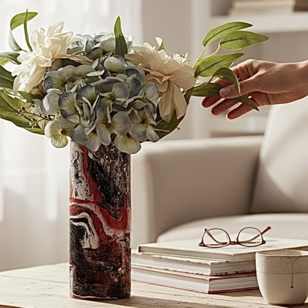 Magma Flow Glass Vase Collection
