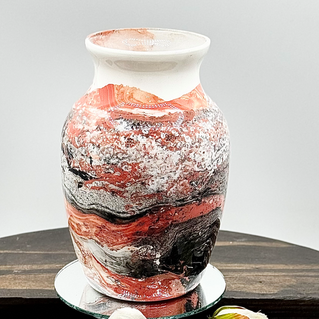Magma Flow Glass Vase Collection