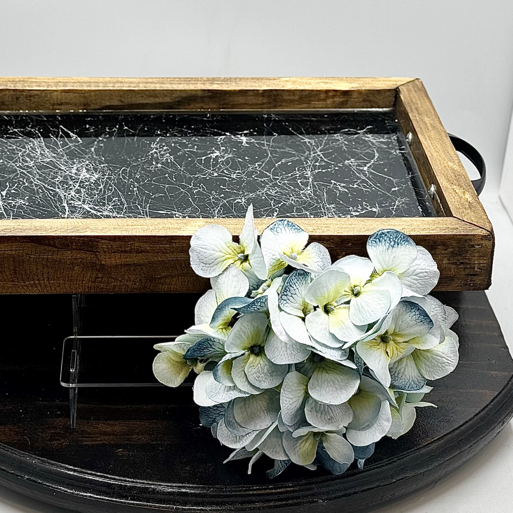 Marble Noir Wooden Tray