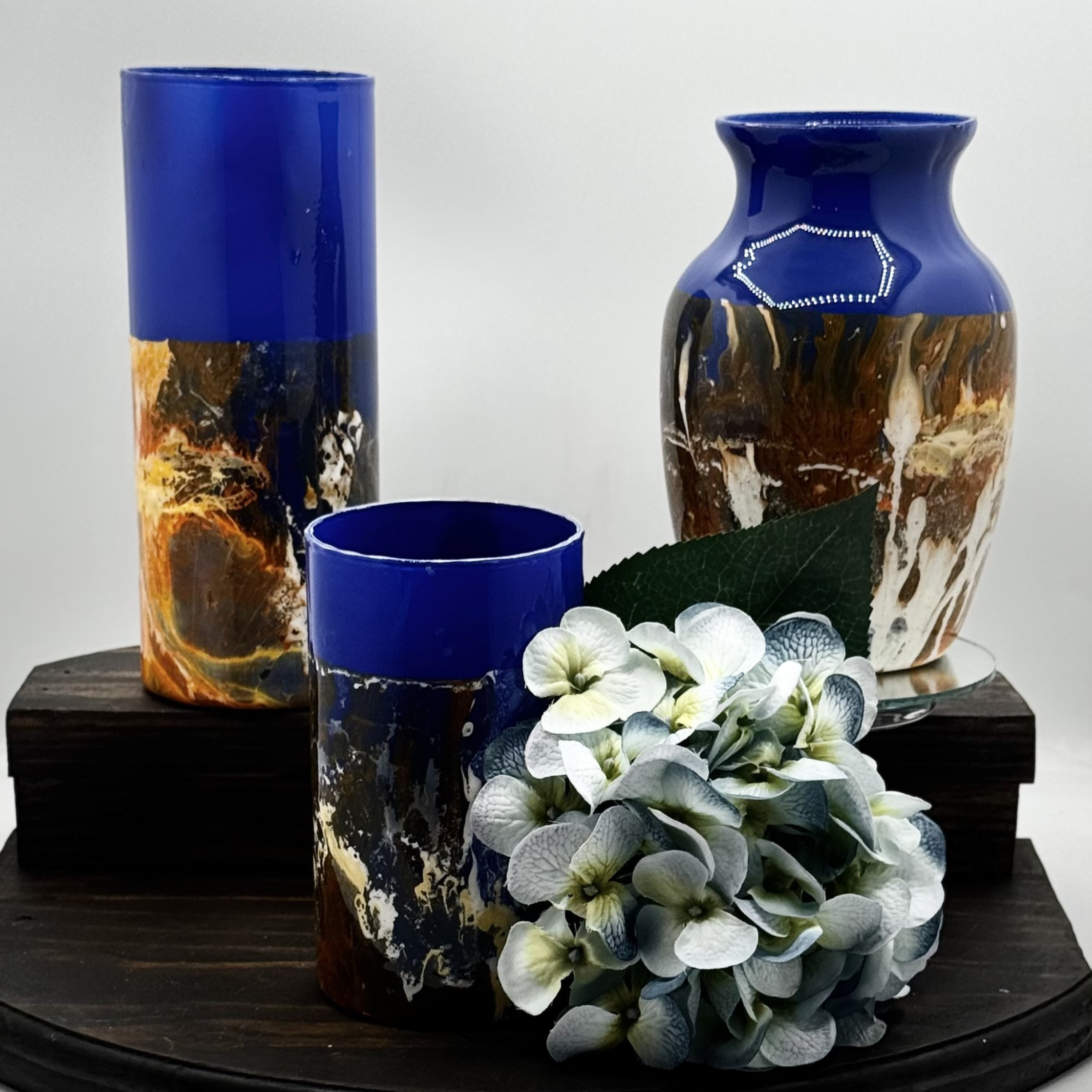Mediterranean Dream Glass Vase Collection