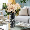 Midnight Brushstroke Glass Vase Collection