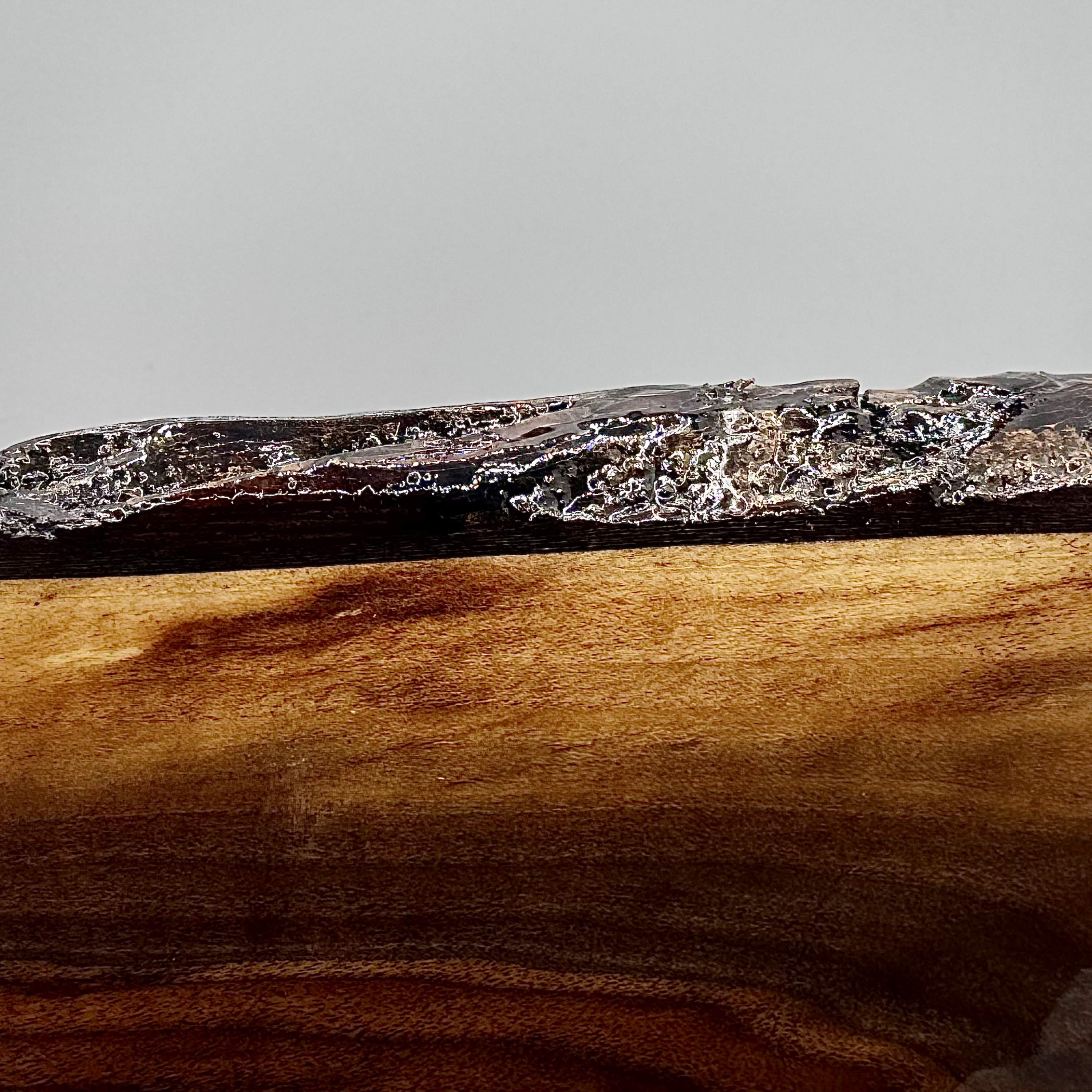 Midnight Live Edge Wooden Tray