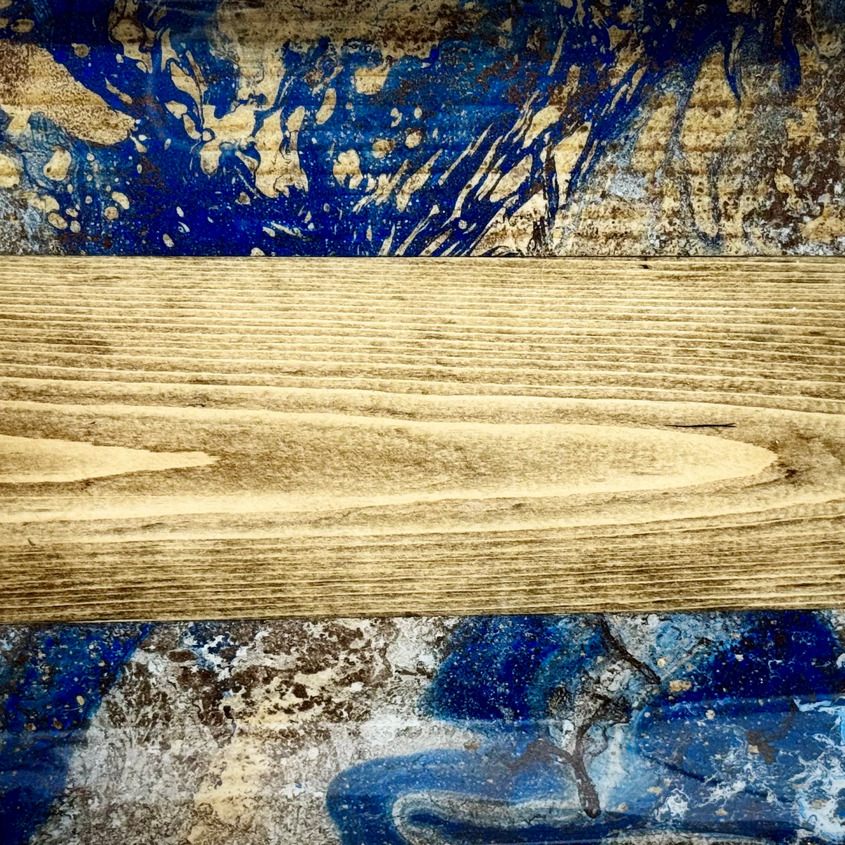 Midnight Marble Wooden Tray Collection