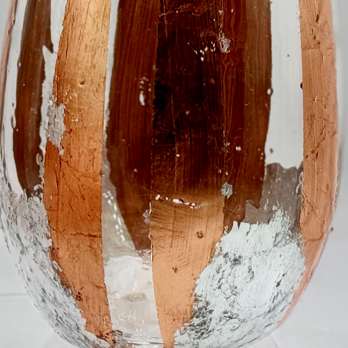 Mixed-Metal Stemless Wine Glass