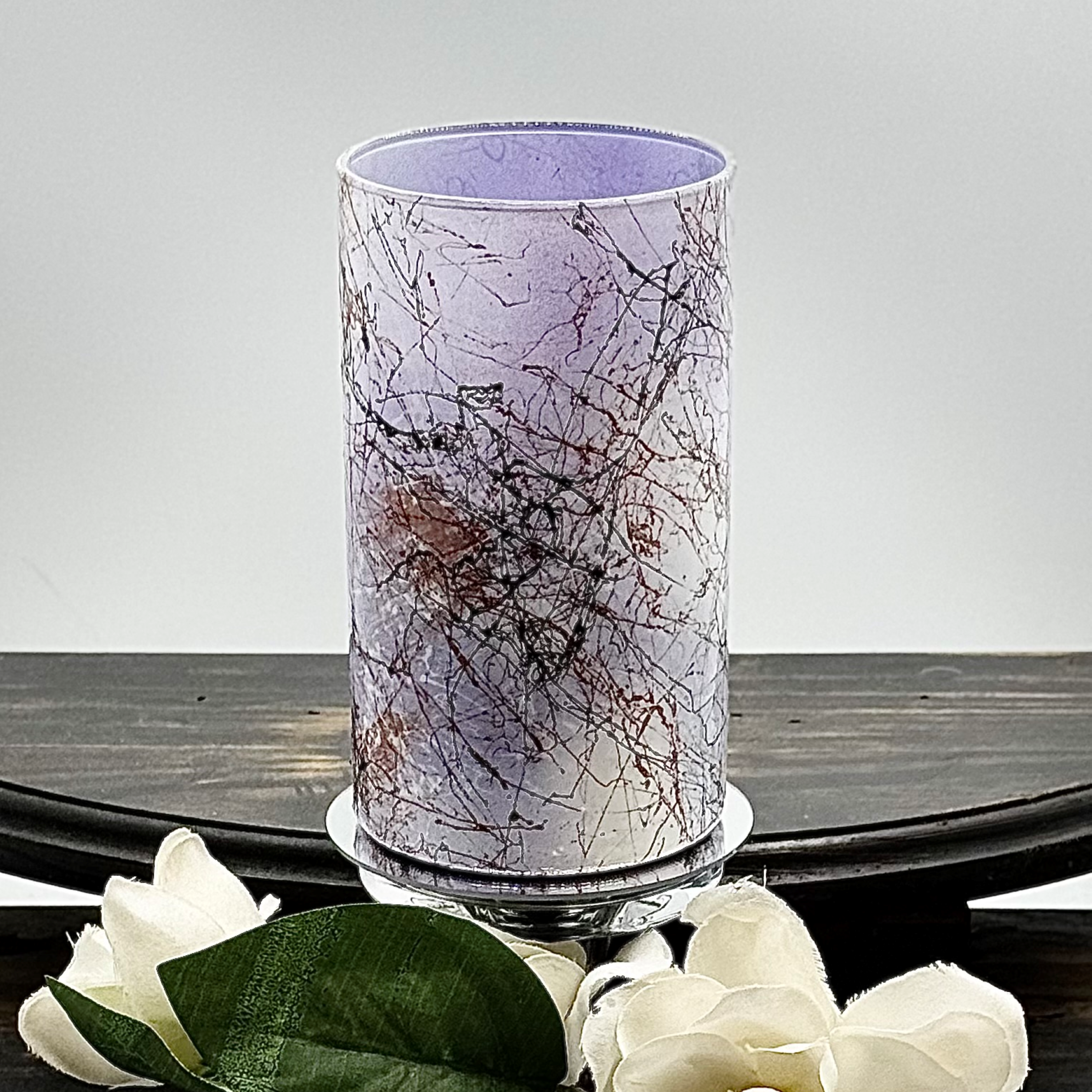 Orchid Web Glass Vase Collection