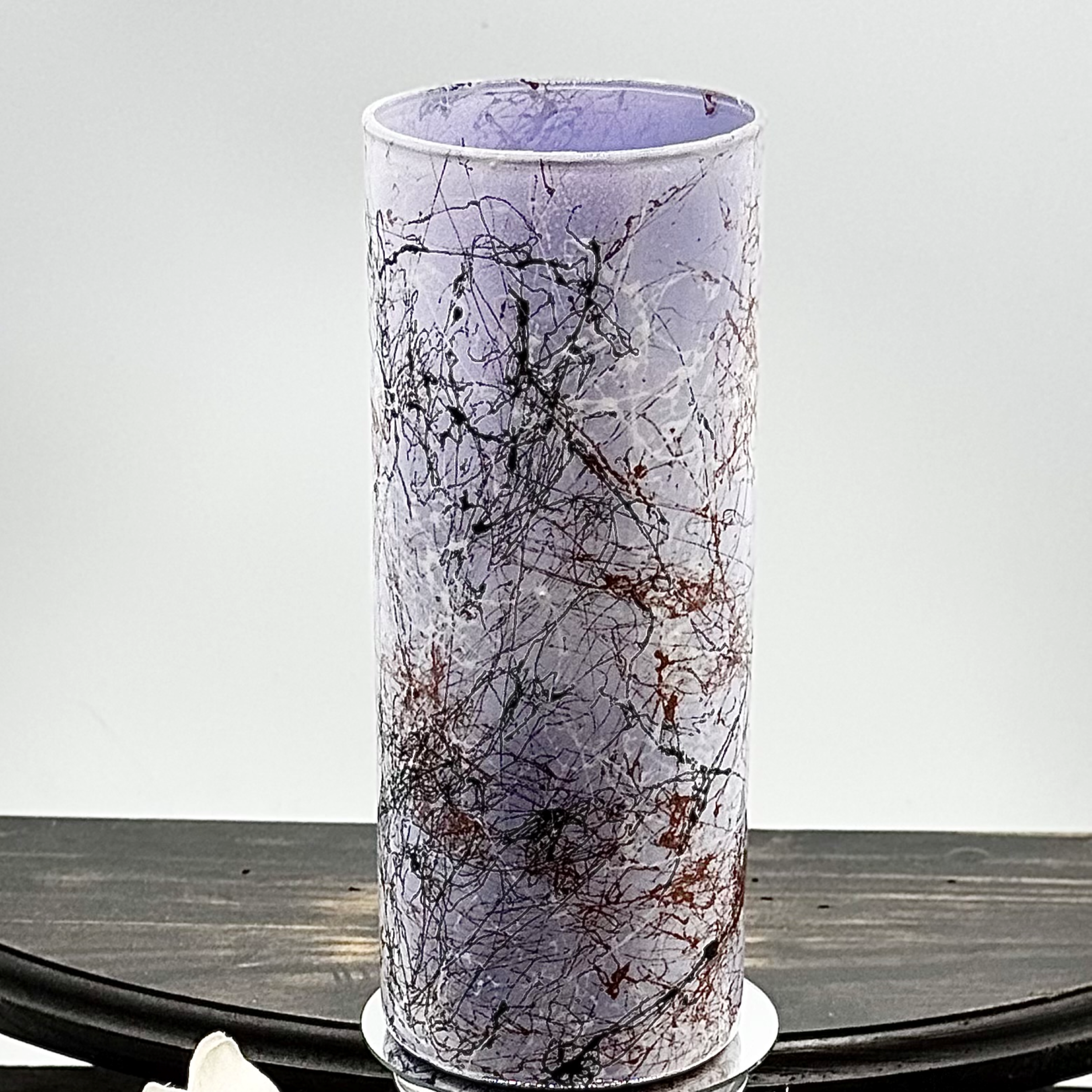 Orchid Web Glass Vase Collection