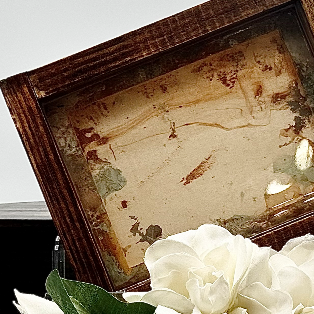 Parchment Wooden Tray