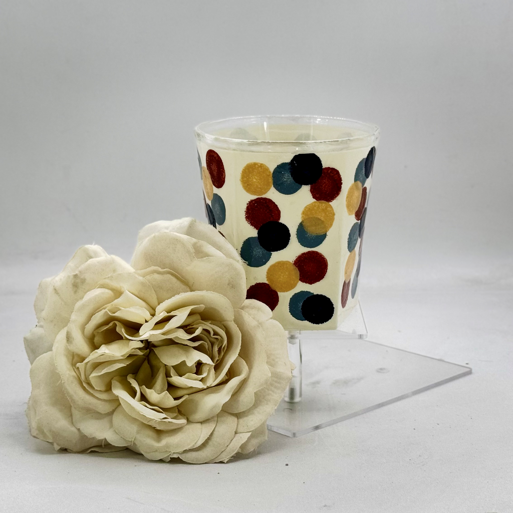 Playful Dot Rock Glass