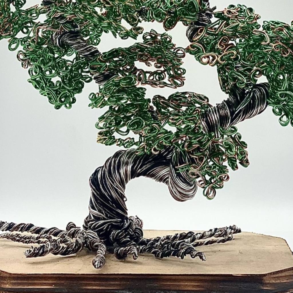 Radiant Arbor — Wire Tree Sculpture (2024)v