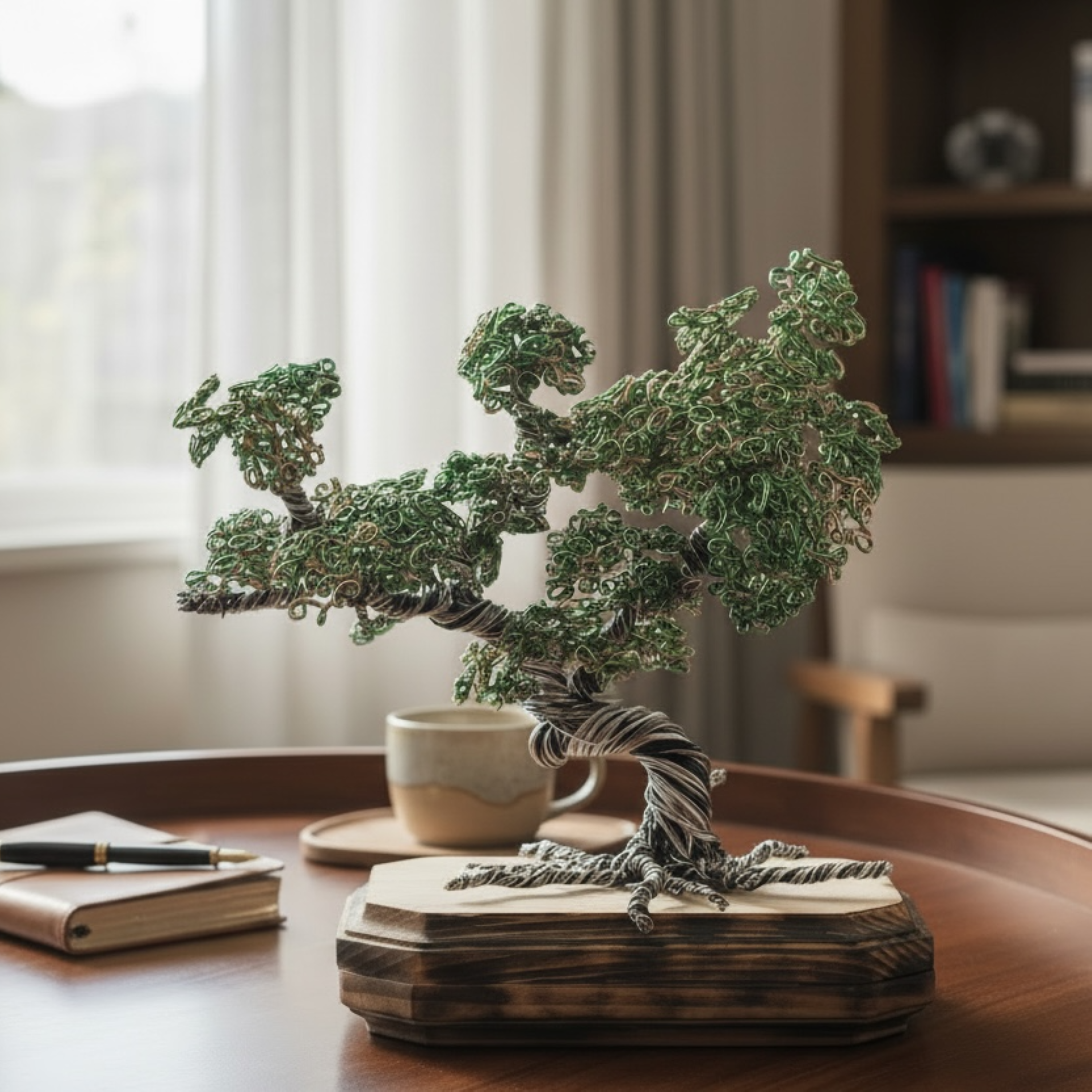 Radiant Arbor — Wire Tree Sculpture (2024)v