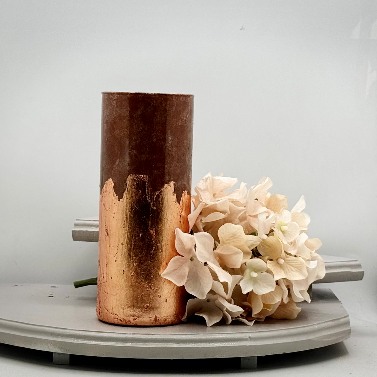 Rustic Patina Glass Vase Collection