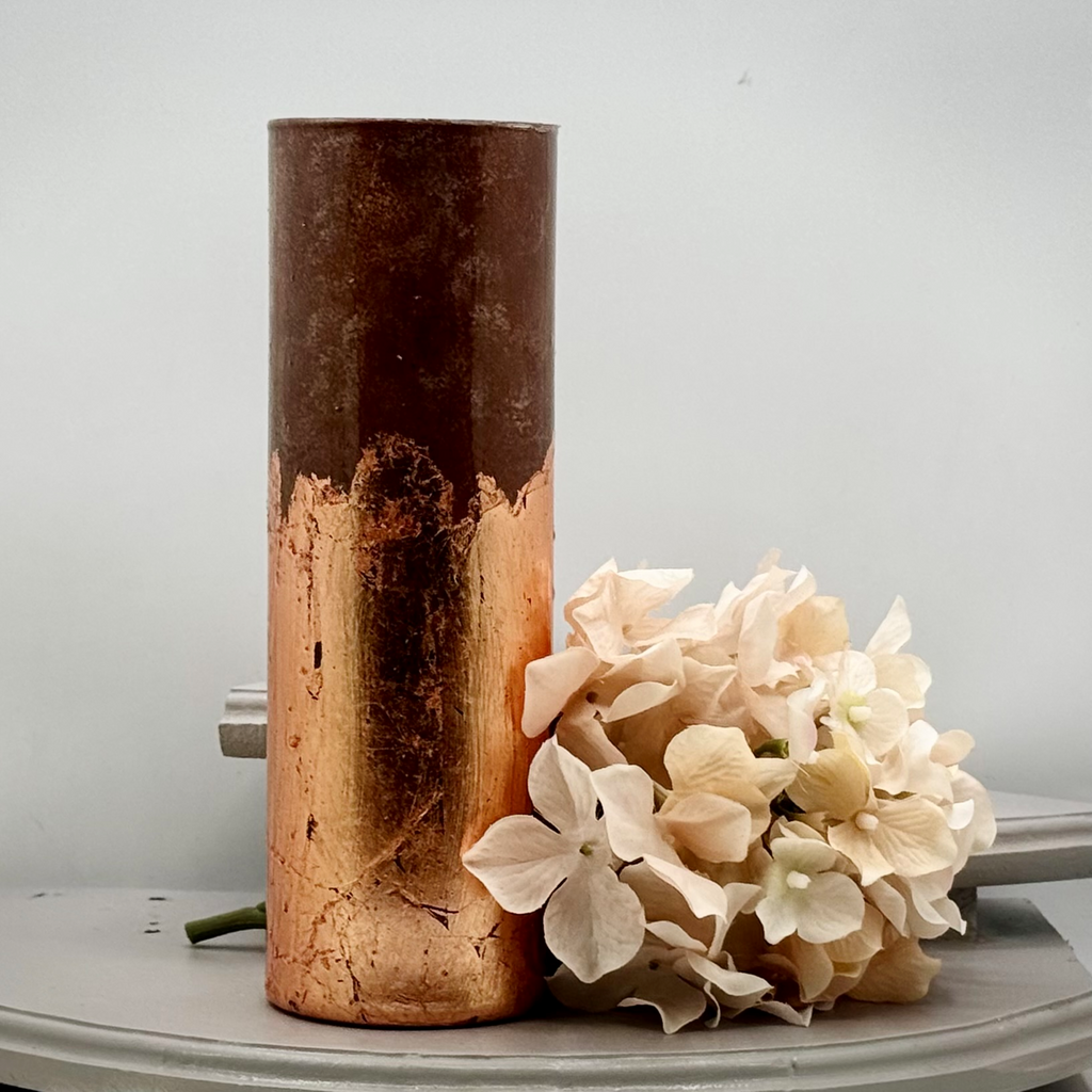 Rustic Patina Glass Vase Collection