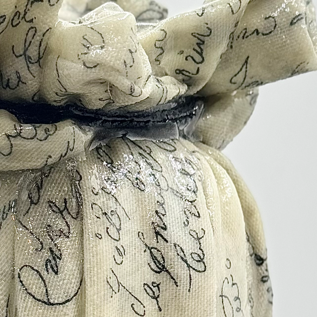 Scripted Story Glass Vase