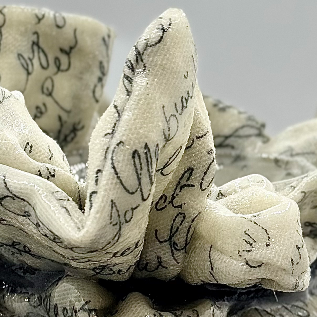 Scripted Story Glass Vase