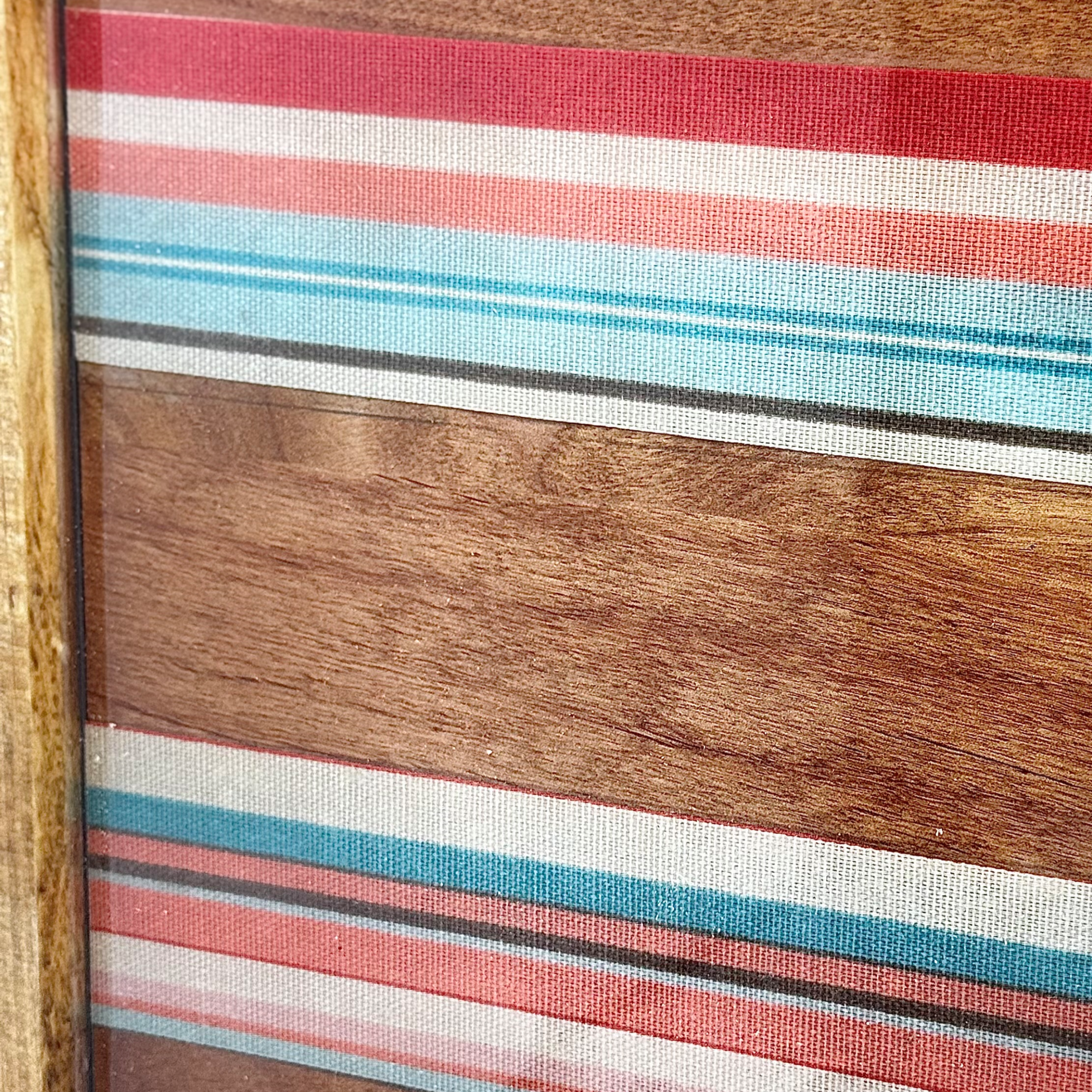 Sedona Stripe Wooden Tray