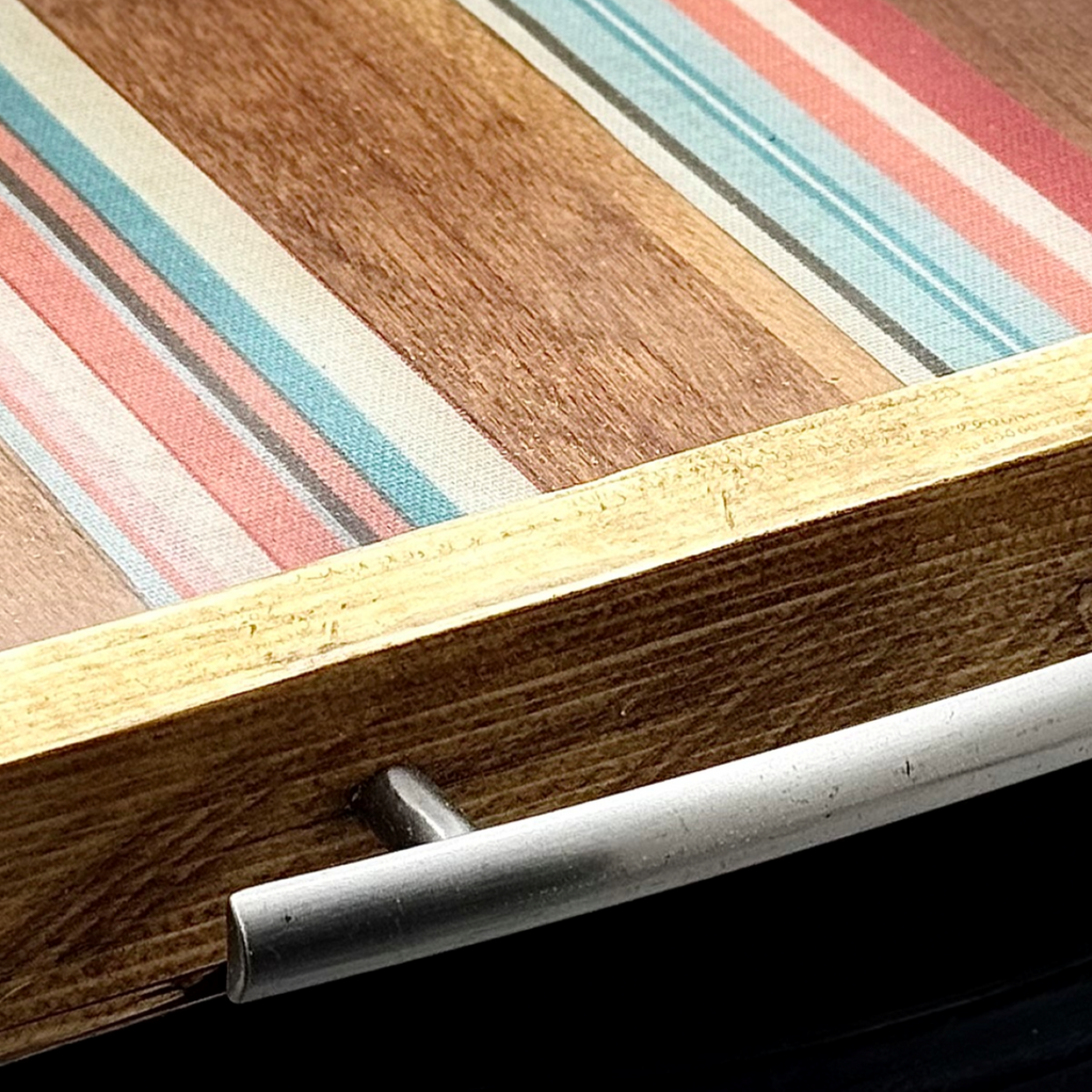 Sedona Stripe Wooden Tray