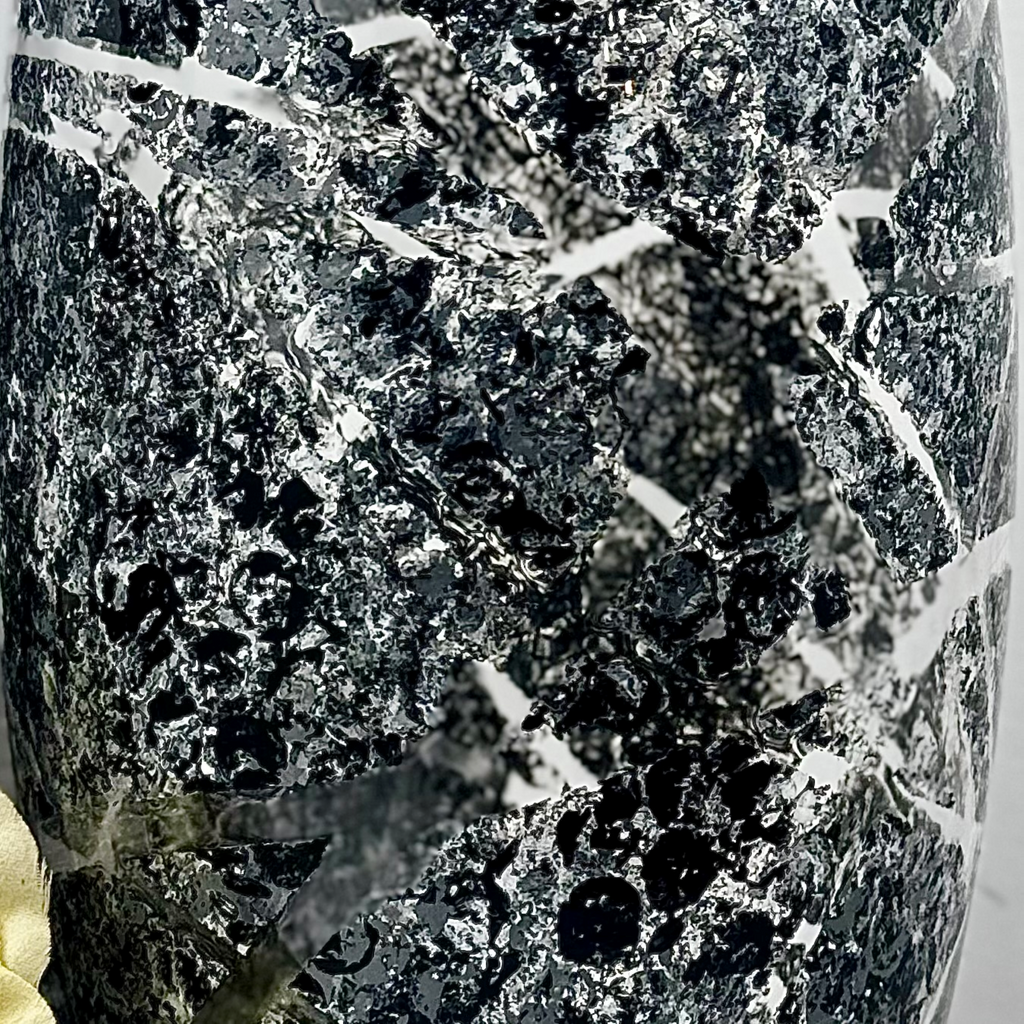 Shadowed Swirl Glass Vase Collection