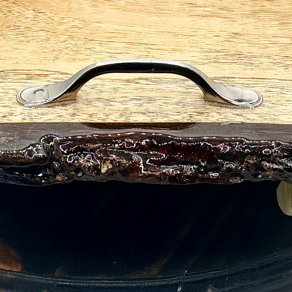 Silver Tide Live Edge Wooden Tray