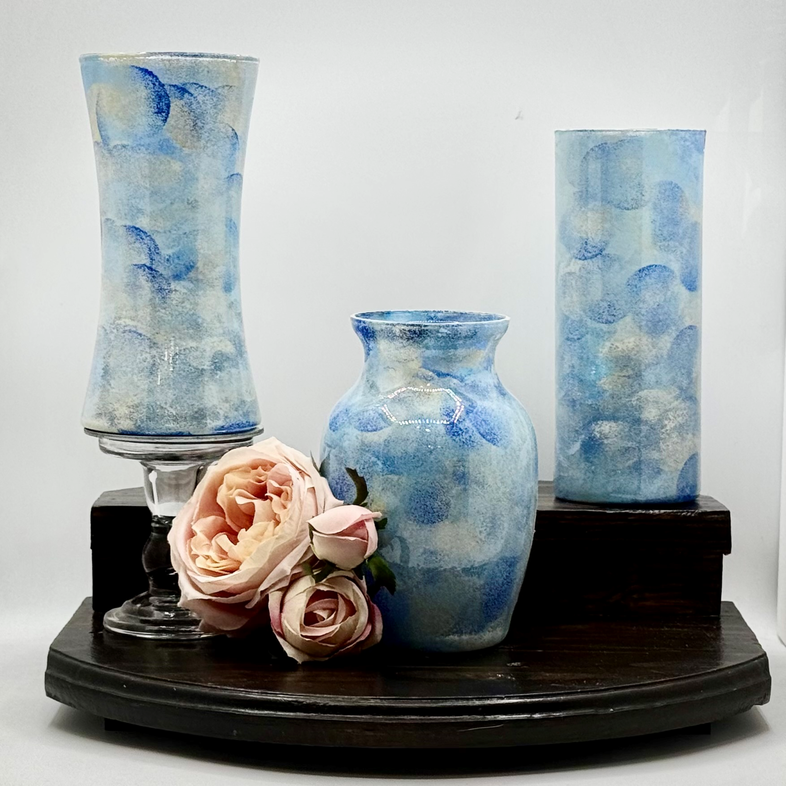Spring Cloud Glass Vase Collection
