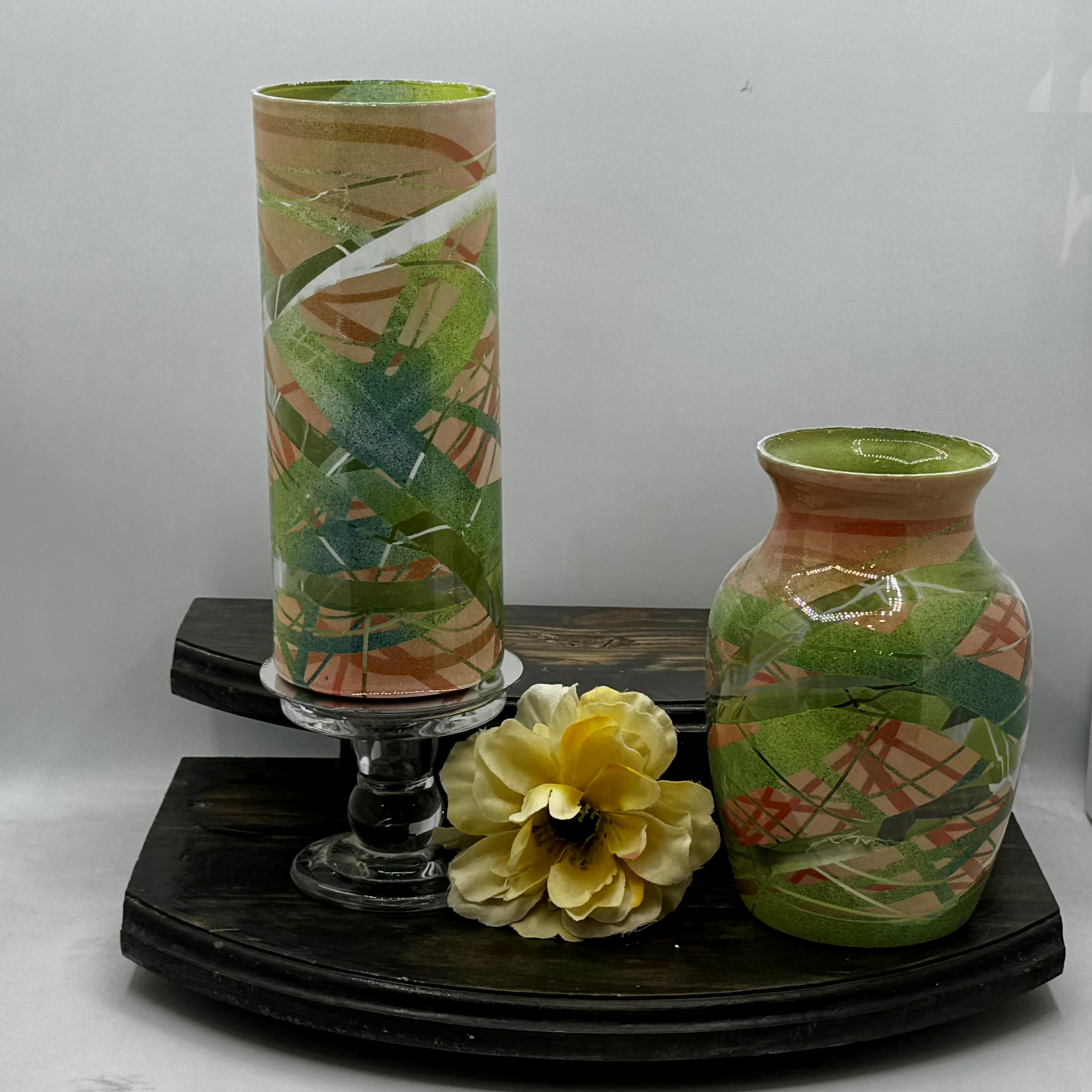 Spring Weaver Glass Vase Collection