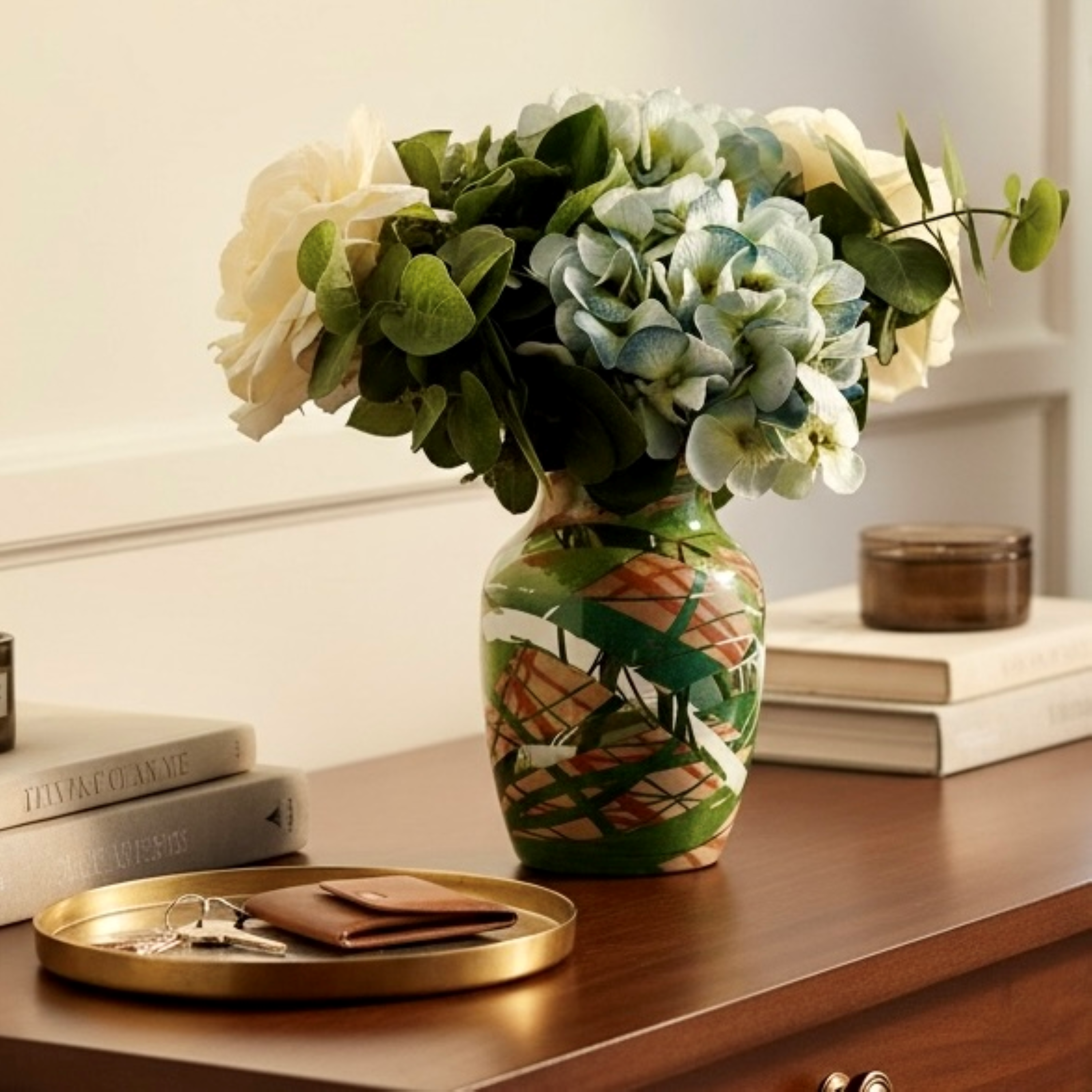 Spring Weaver Glass Vase Collection