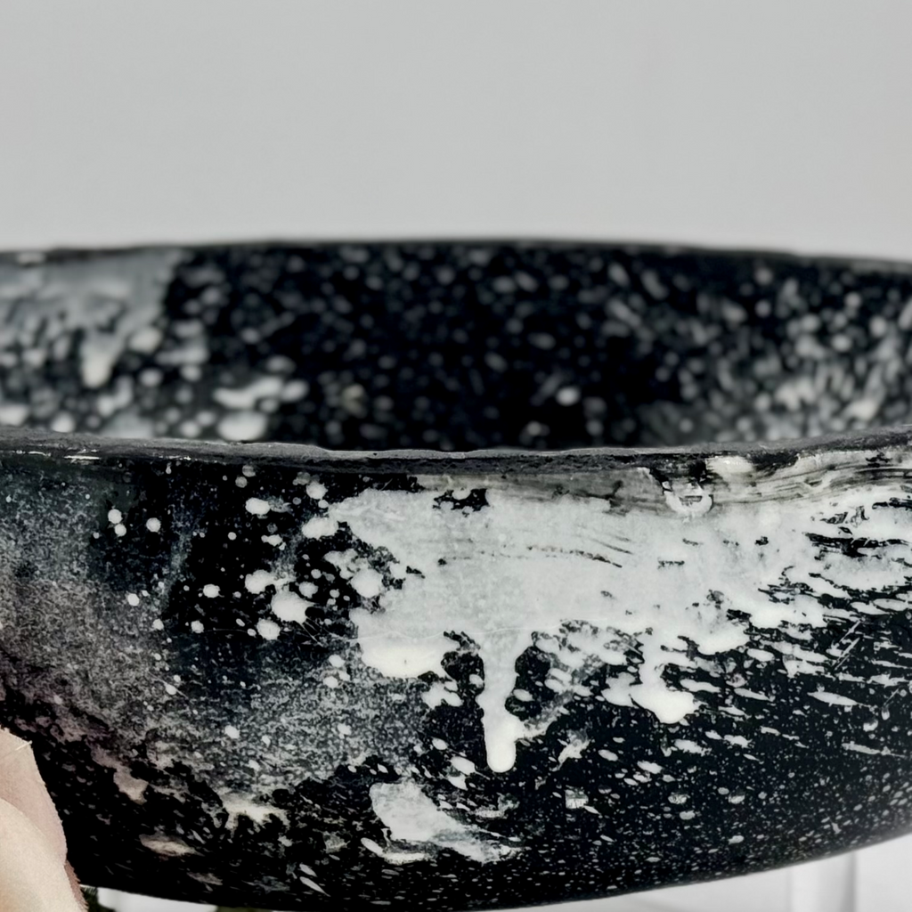 Starlight Black Cement Bowl