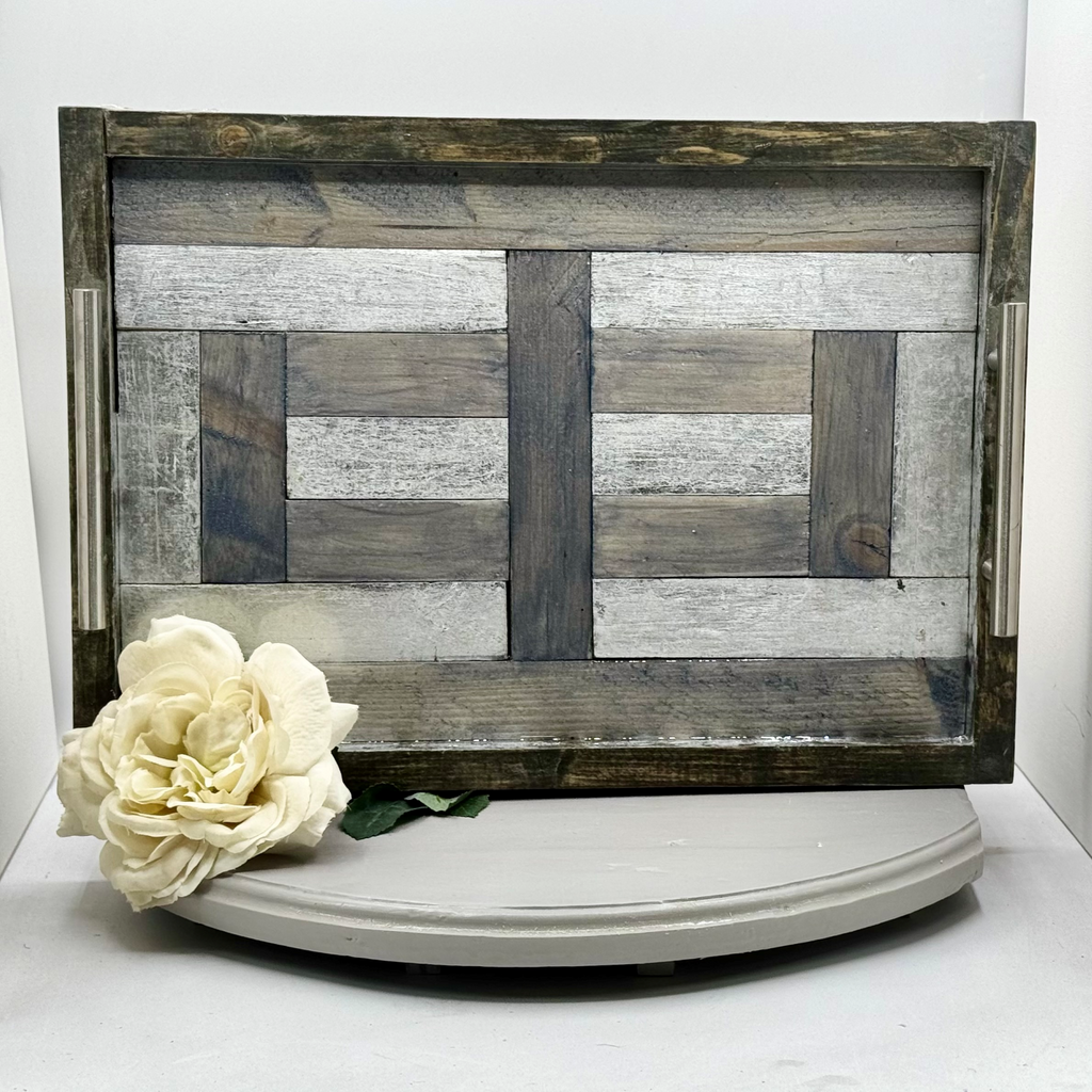 Sterling Mosaic Wooden Tray