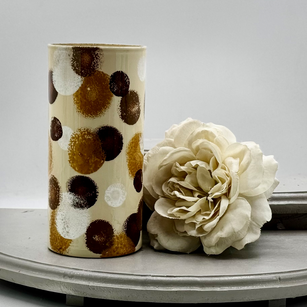 Stippled Orb Glass Vase Collection