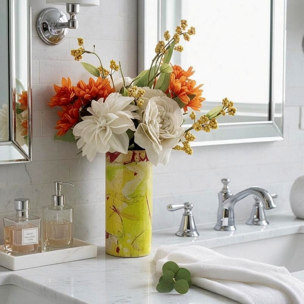 Sun-Baked Glass Vase Collection