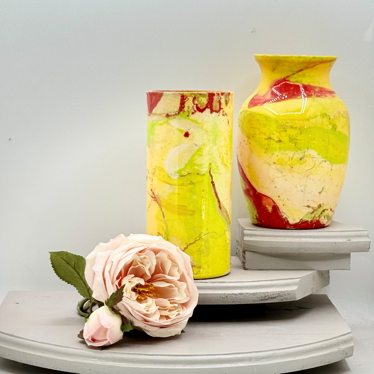 Sun-Baked Glass Vase Collection