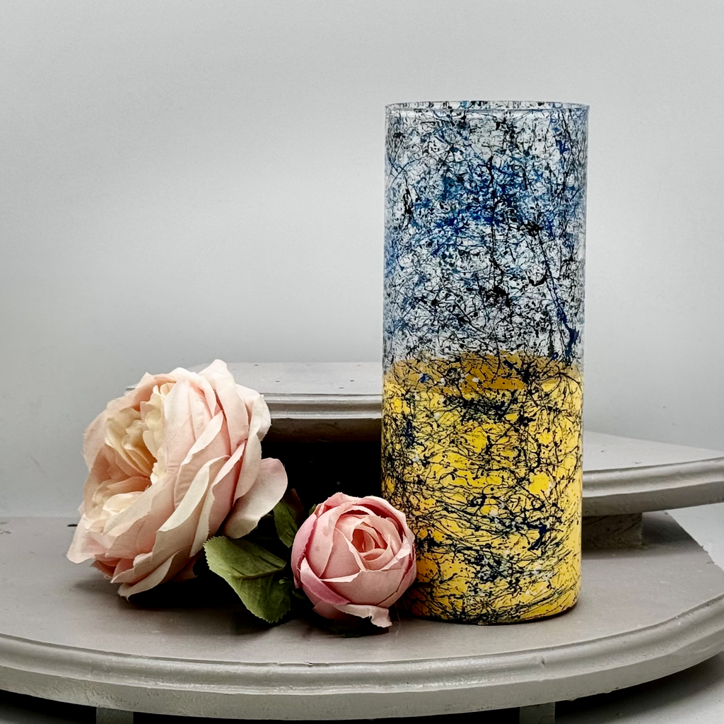 Tangled Indigo Glass Vase Collection