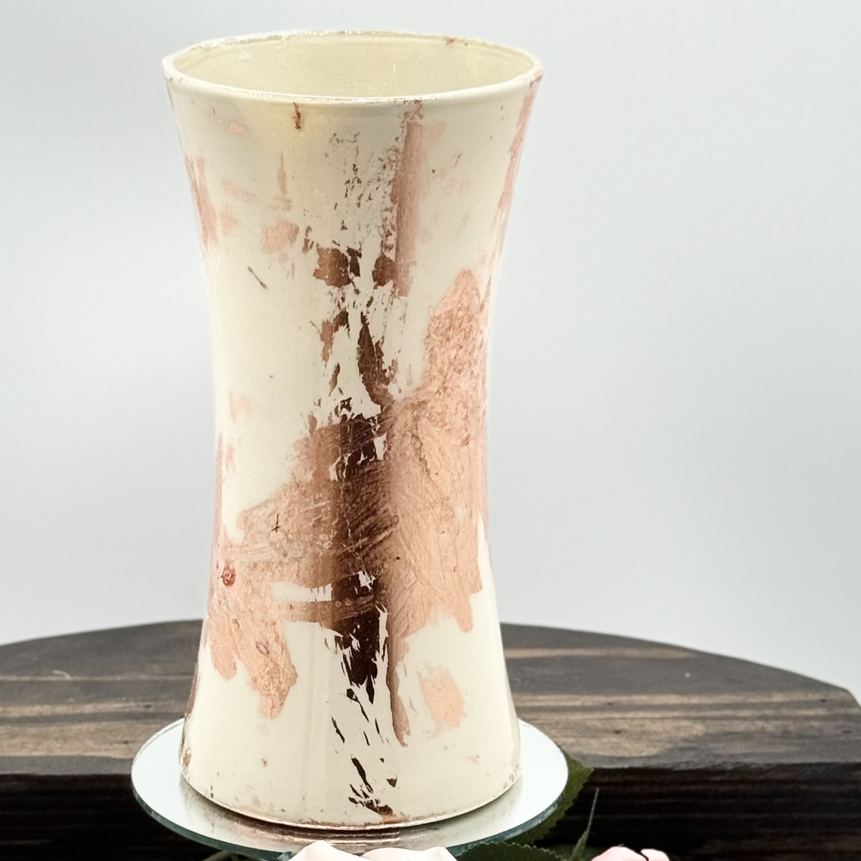 Terra Cotta Copper Glass Vase Collection