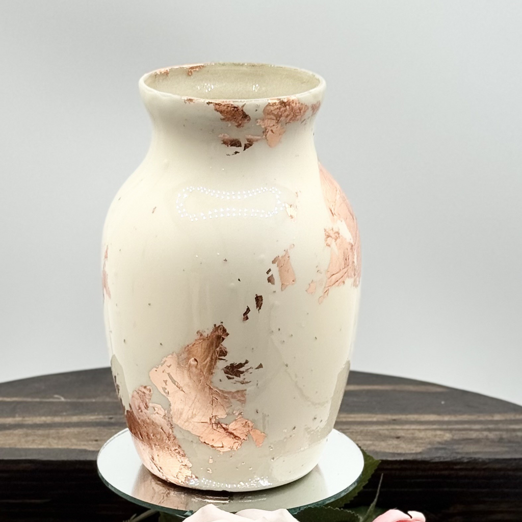 Terra Cotta Copper Glass Vase Collection