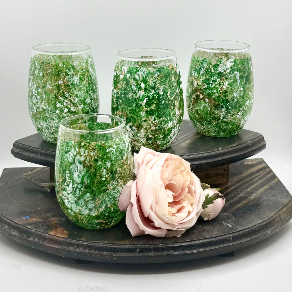 Green Drinking Glass