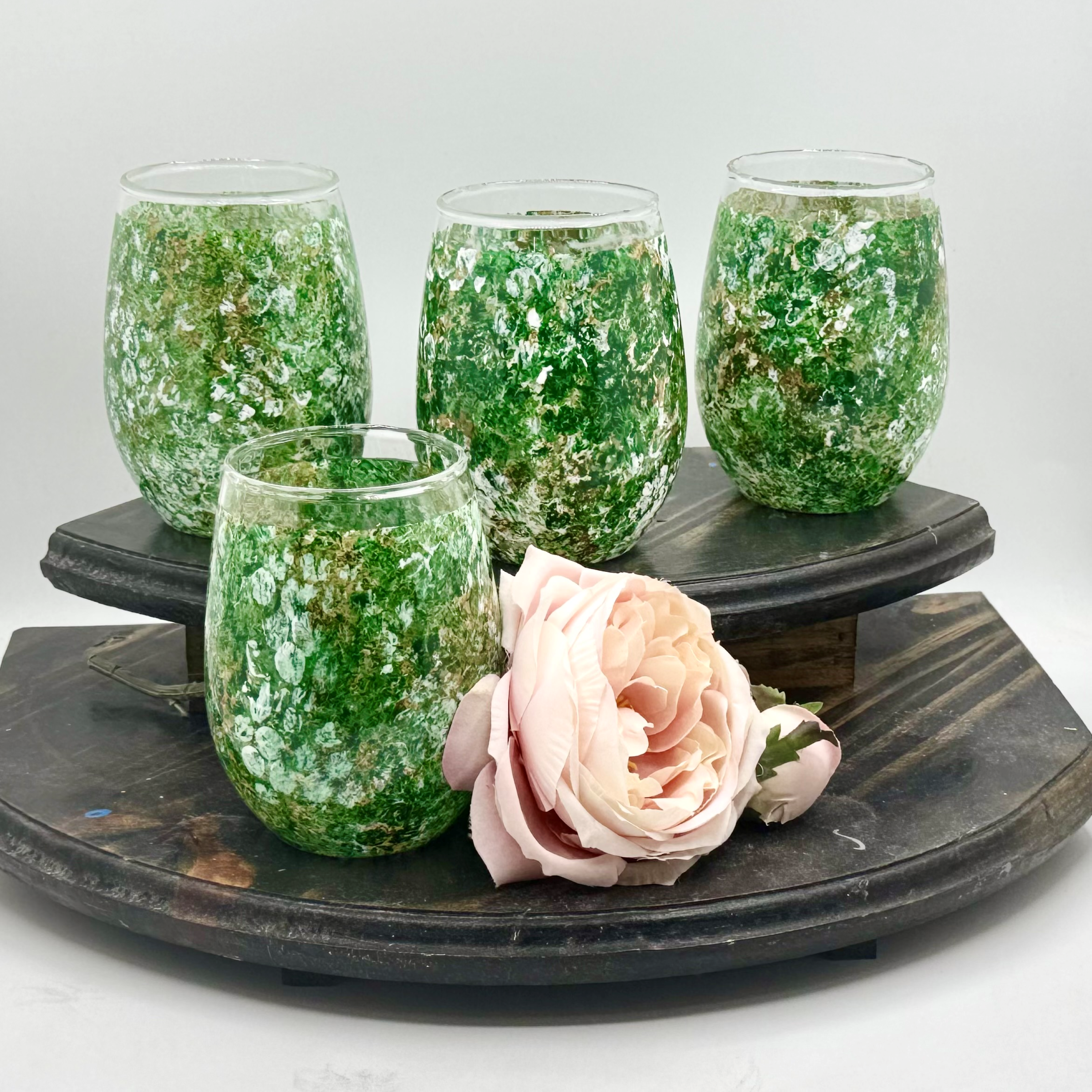 Green Drinking Glass