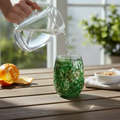 Green Drinking Glass