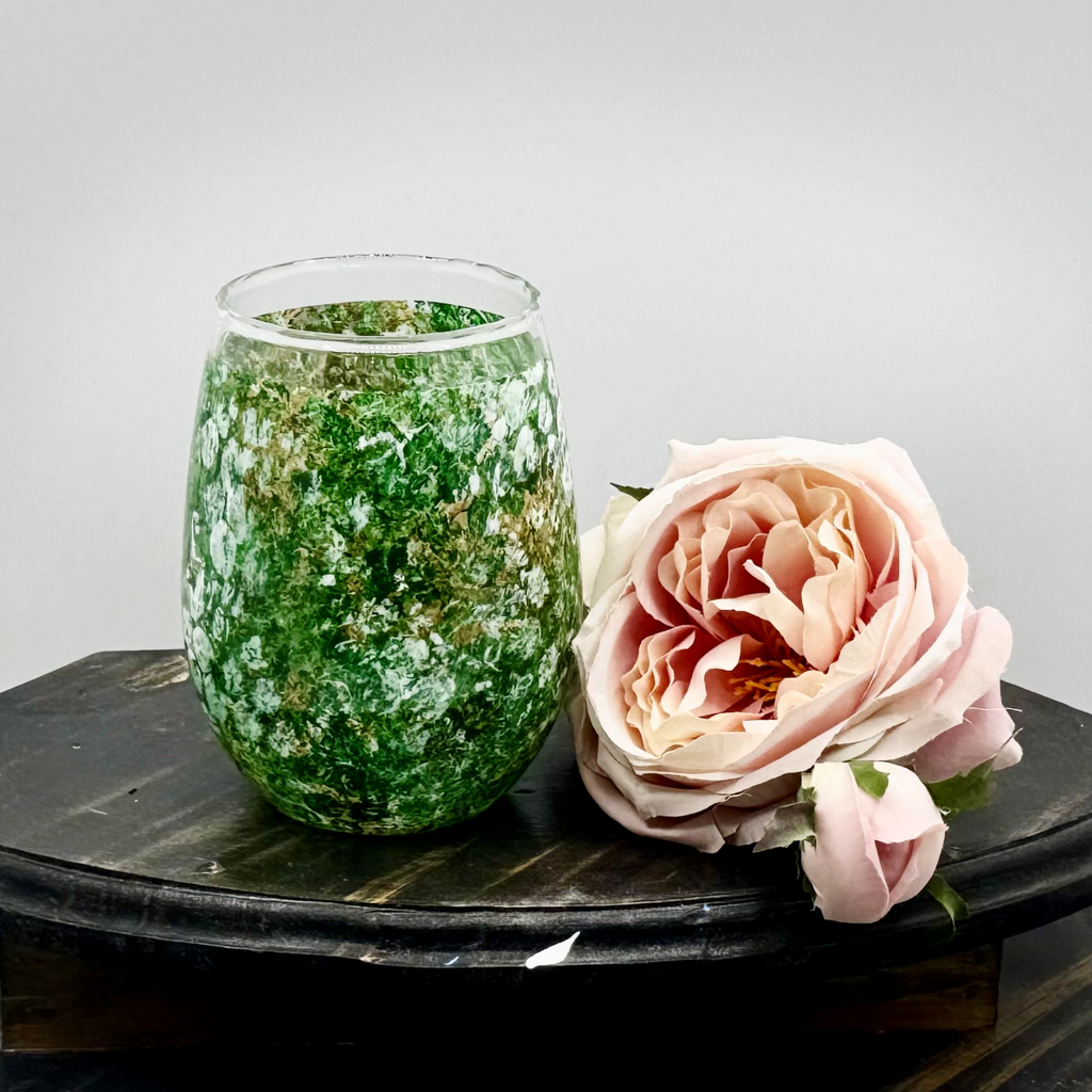 Green Drinking Glass