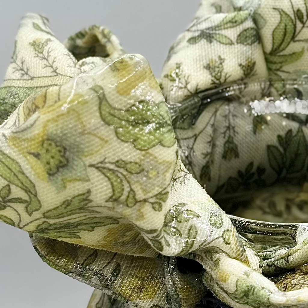 Tranquil Tapestry Glass Vase