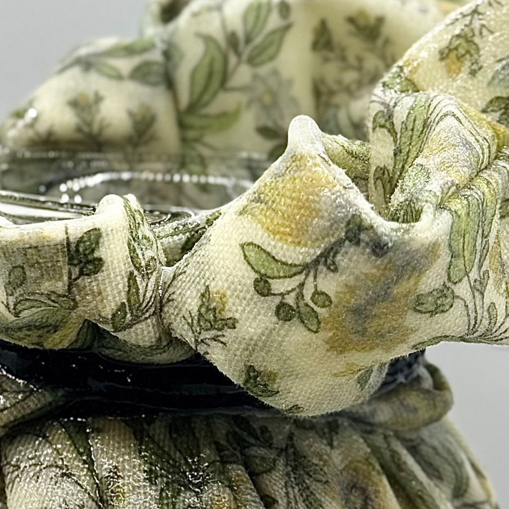 Tranquil Tapestry Glass Vase