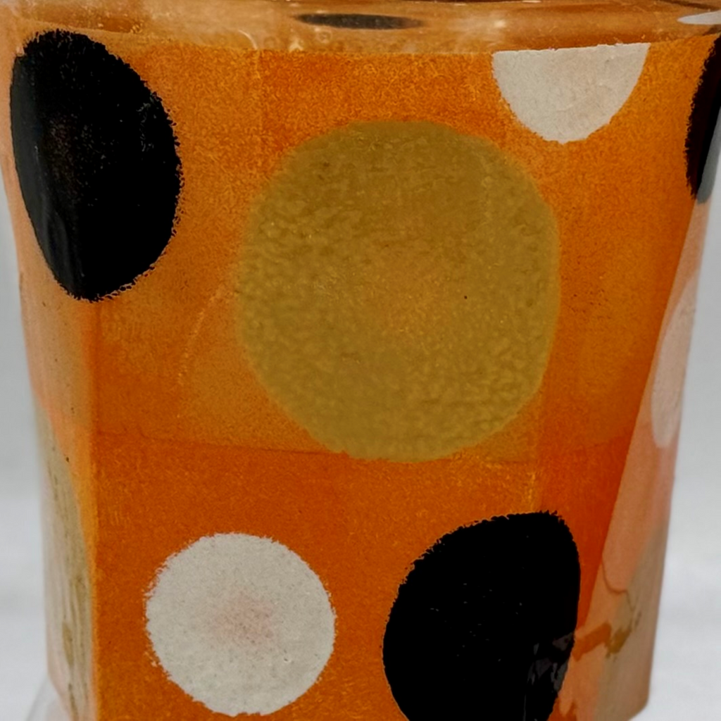 Vintage Dot Rock Glass