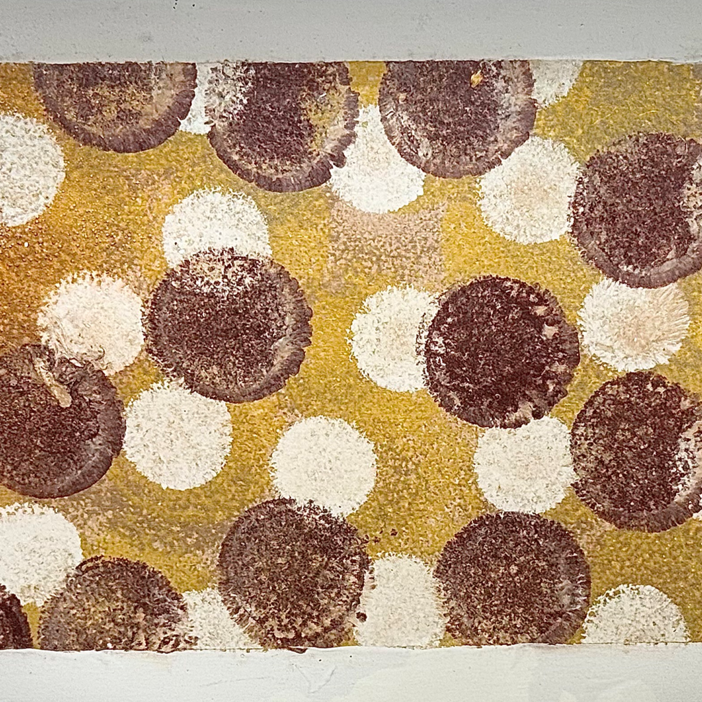 Walnut & Gold Wooden Tray