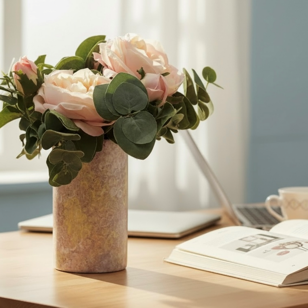 Watercolor Wash Glass Vase Collection