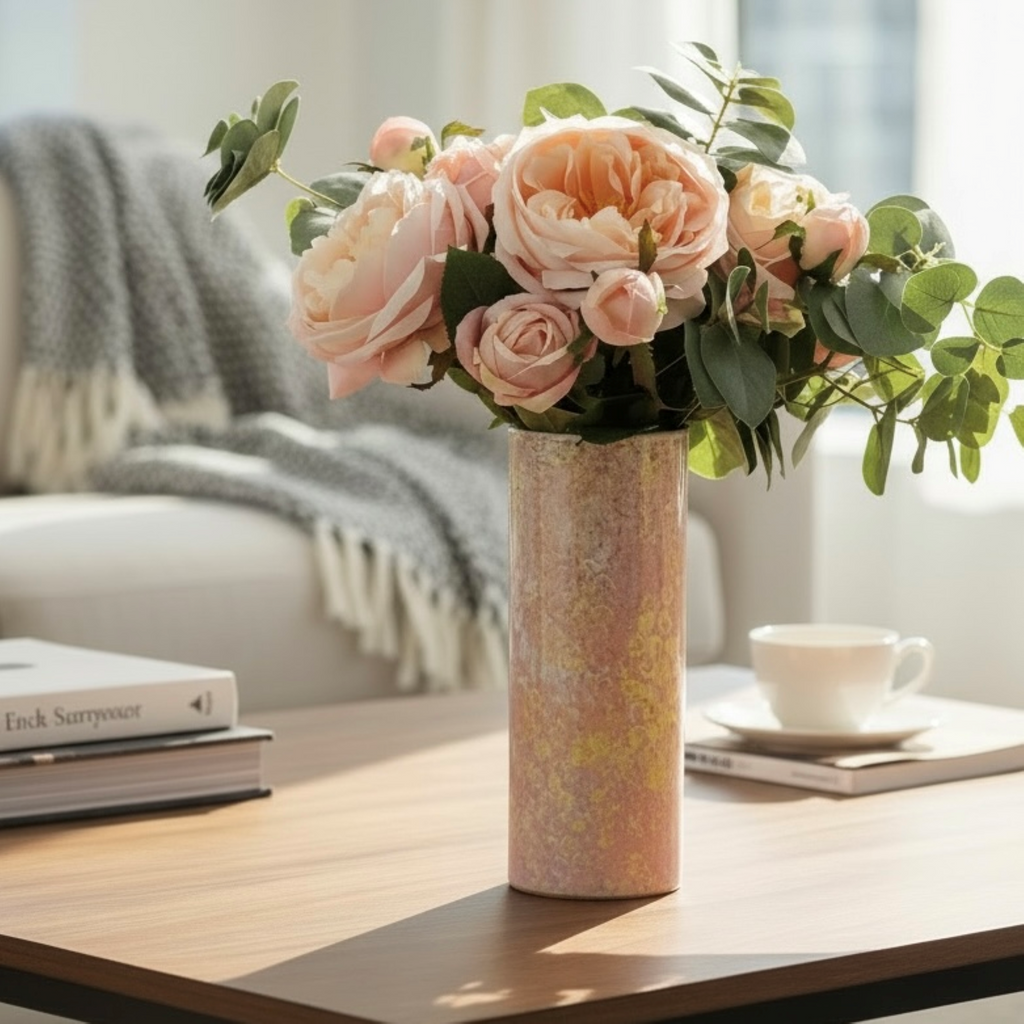 Watercolor Wash Glass Vase Collection