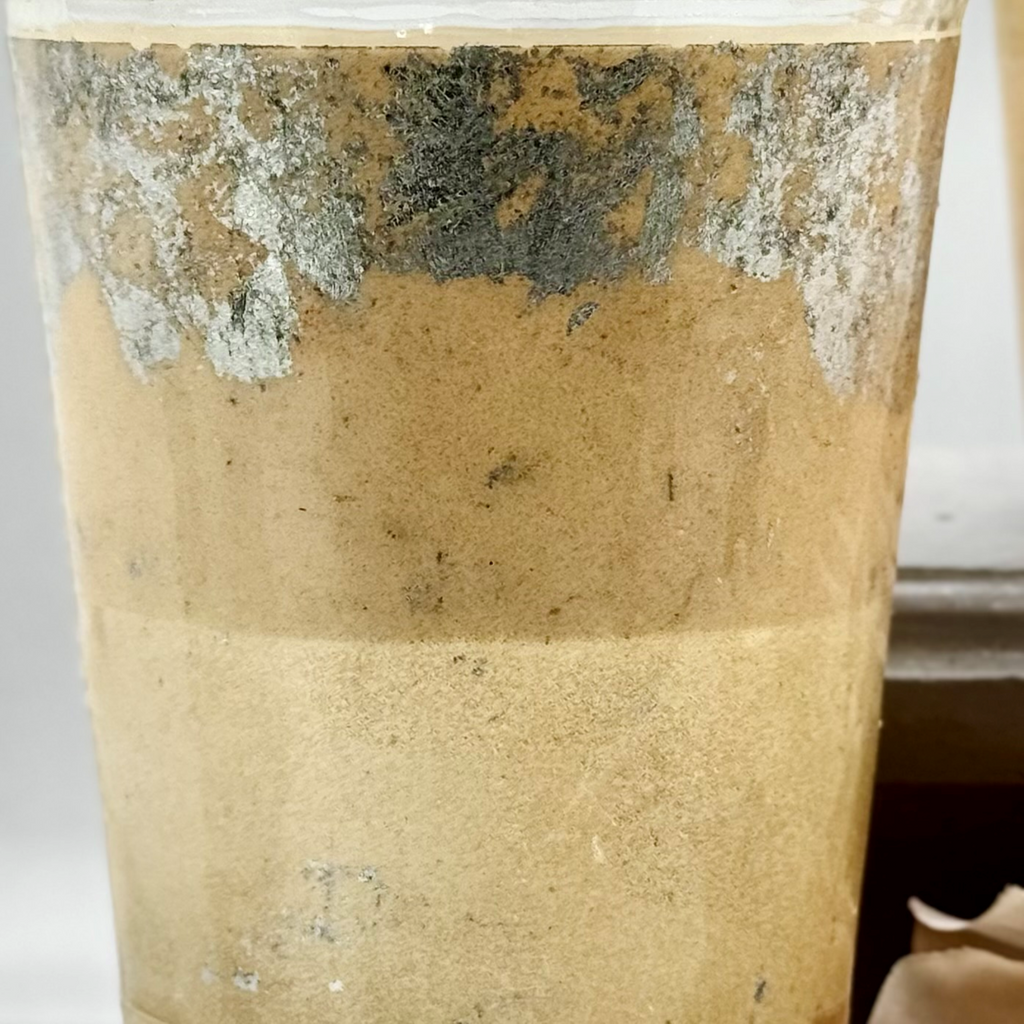 Weathered Silver Pub Glass