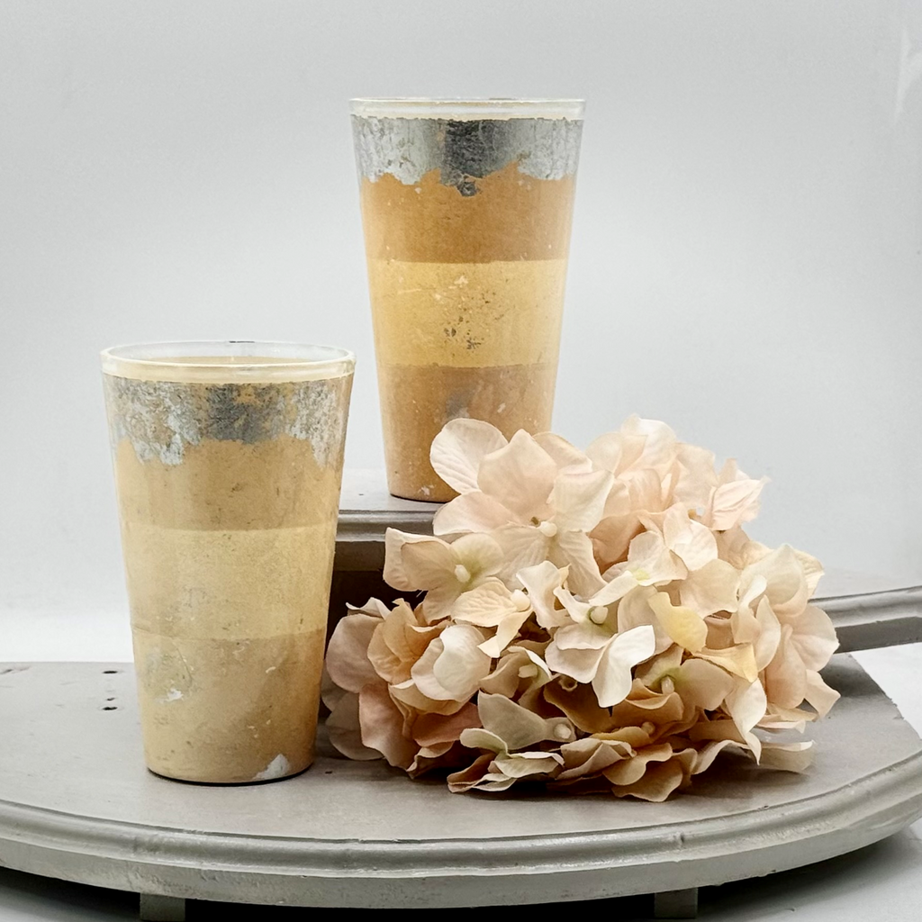 Weathered Silver Pub Glass