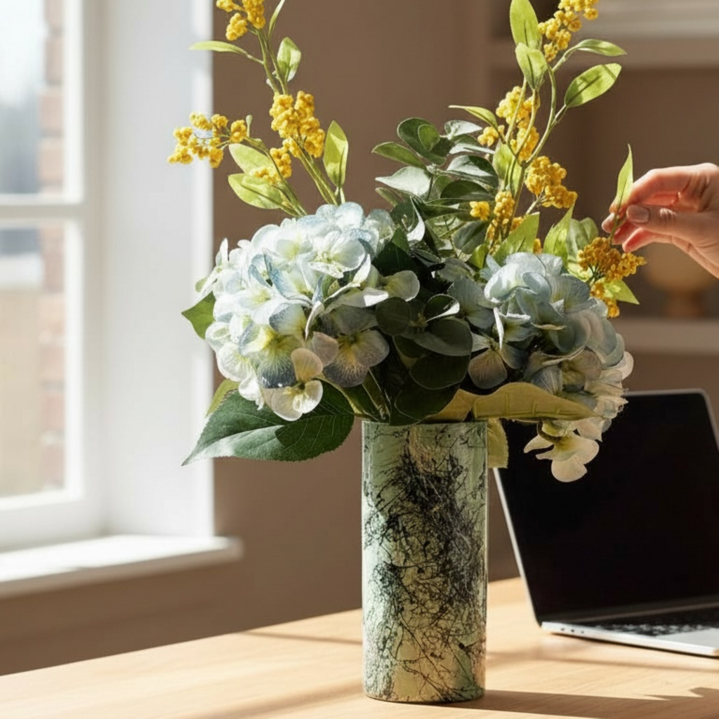 Whisper Stone Glass Vase Collection