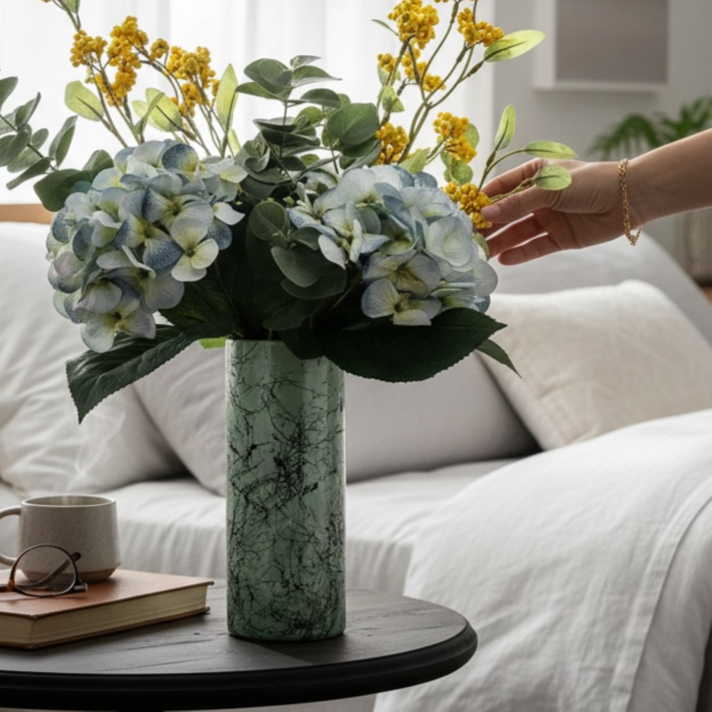 Whisper Stone Glass Vase Collection