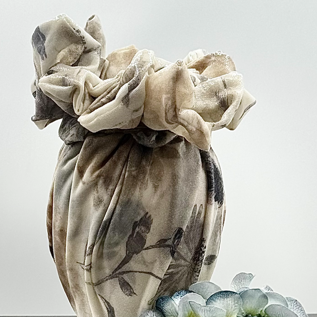 Winter Willow Glass Vase